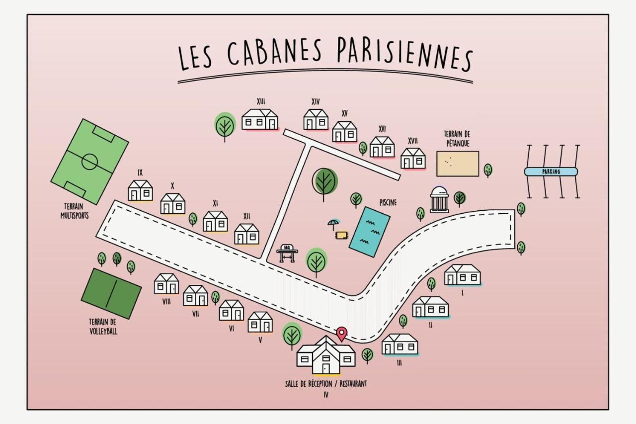 Les Cabanes Parisiennes - Chalets 1H30 From Paris - 62P Sainte-Geneviève-des-Bois 외부 사진